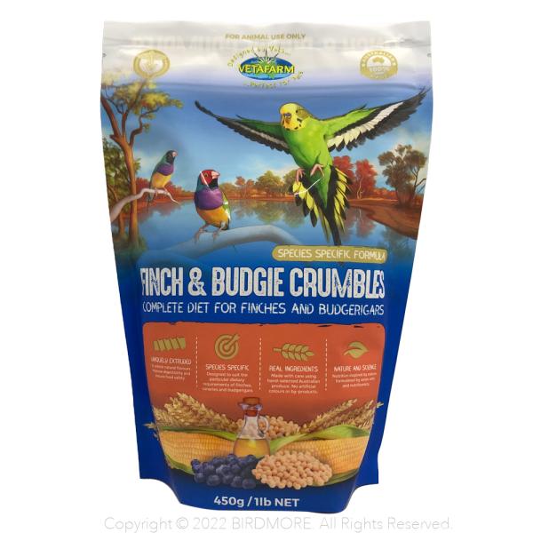 オーストラリア産原料使用の獣医師開発フード！バランスの取れたビタミン、ミネラル、カルシウム、必須アミノ酸を含む栄養価の高いペレットです。鳥の主要な栄養要件をすべて満たすように配合されています。無着色ペレットでフィンチやセキセイインコなどが食...