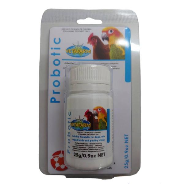 動物用乳酸菌で可溶性のプロバイオティックです。 毎日使用することで消化システム、腸のバランスを向上させます。 雛、子犬や子猫や幼い動物の胃腸のフローラを向上させます。   説明：腸内細菌のバランスを最良に保つ９種の乳酸菌がブレンドされており...