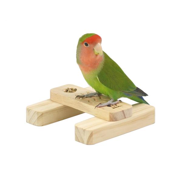 [Release date: September 1, 2023]幅広フラットで足元安定！幼鳥から老鳥まで安心パーチ♪小さなおやつ入れ、掴みやすいなみなみカット、病鳥にもやさしい置き型パーチです。メーカー/三晃商会サイズ/幅約12cm×長約...