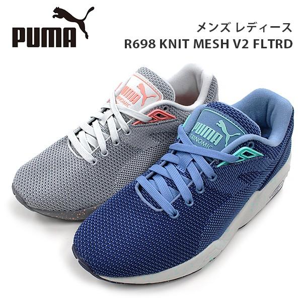 プーマ メンズ レディース スニーカー シューズ Puma R698 ニット メッシュ Knit Mesh V2 Fl ランニング Puma Birigo 通販 Yahoo ショッピング
