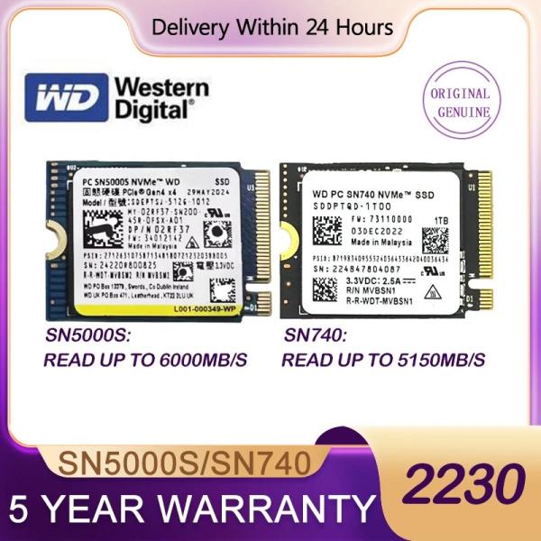 Western Digital WD SN740 / SN5000S M.2 2230 SSD 2TB 1TB 256GB NVMe