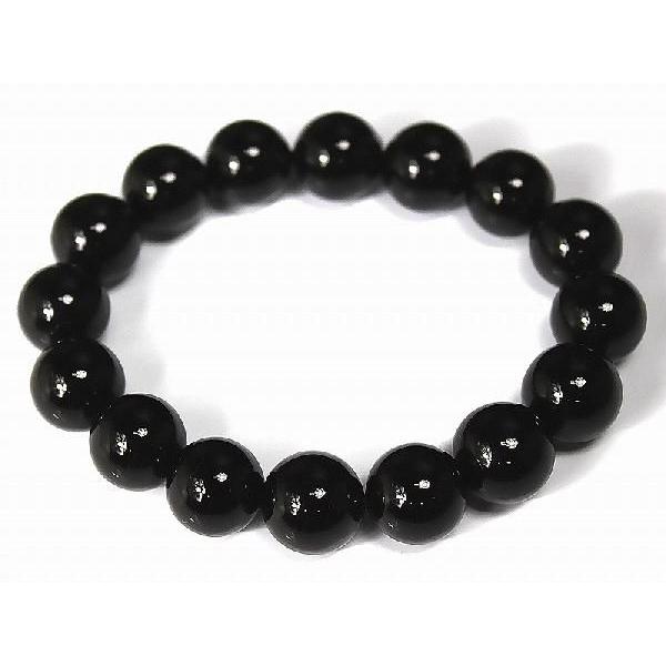 ポイント10倍 極太14mm オニキス数珠ブレスレット アクセサリーホスト
