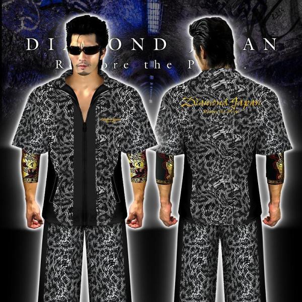 刺繍入り 蛇総柄 半袖 セットアップ ジャージ 黒 ヤクザ ヤンキー 悪羅悪羅 オラオラ系 上下 服 Dj 140 派手 夏物 メンズ ファッション Buyee 日本代购平台 产品购物网站大全 Buyee一站式代购 Bot Online