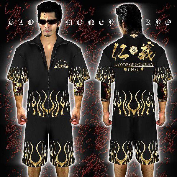 ポイント10倍 14011黒×金 BLOOD MONEY TOKYO-半袖セットアップ ポイント10倍 14011黒×金 BLOOD MONEY TOKYO-半袖セットアップ