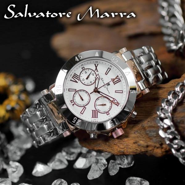 1年間保証付 サルバトーレマーラ Salvatore Marra クォーツ式 腕時計 