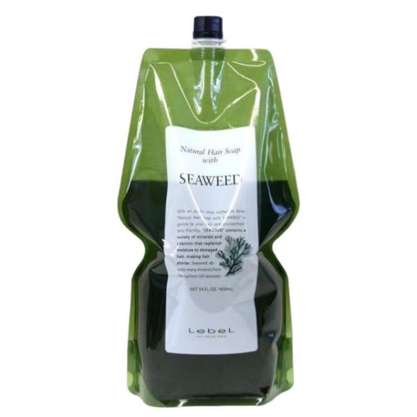 他サイト： ルベル ナチュラルヘアソープ ウィズ SW シーウィード 1600mL 詰め替え用 シャンプーの商品画像