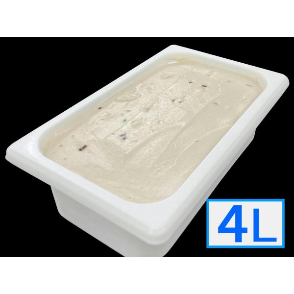 石川県「ジェラート・ジェラート」業務用・大容量アイスクリーム・マロングラッセ味 4L（4リットル）[美食サークル] 石川県「ジェラート・ジェラート」業務用・大容量アイスクリーム