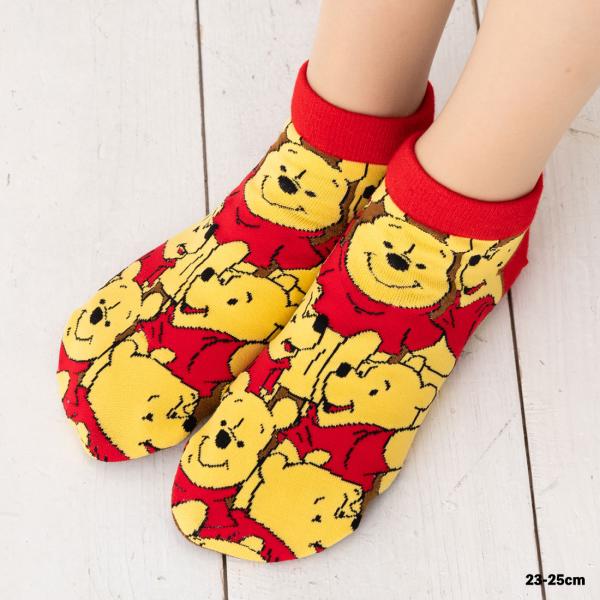 Disney（ディズニー） くまのプーさん ぎっしり 総柄 スニーカー丈