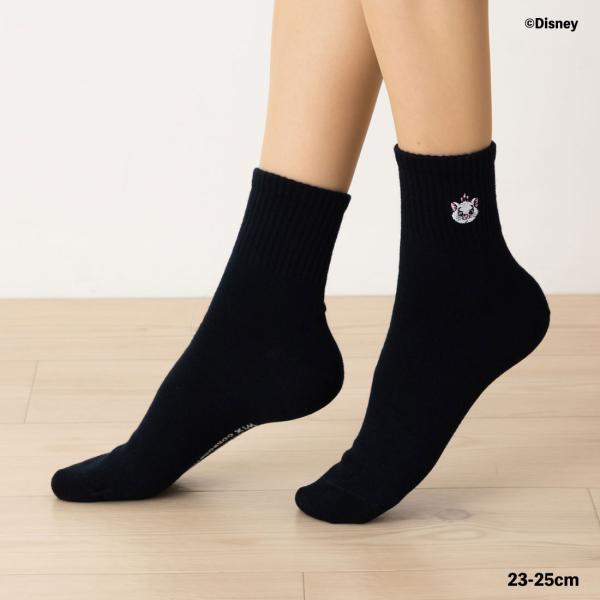 Disney（ディズニー） マリーフェイス ワンポイント刺繍 アメリブ ロー