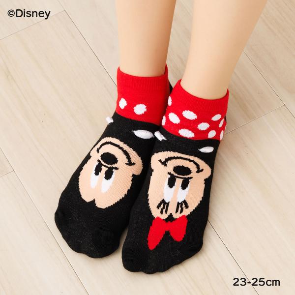 Disney（ディズニー） ミッキー ミニー 左右柄違いパペット ソックス