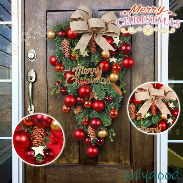 クリスマスツリー飾り 人工花 造花 クリスマス花 フラワー オーナメント 玄関 クリスマスリース クリスマス飾り付け 玄関ドア 花 フラワーリース