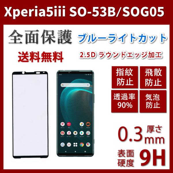 Xperia5 III KXtB p3DSʕی Xperia5iii SO-53B / SOG05 dx9H wh~ ϏՌ ߗ GNXyA5iii یtBu[CgJbg