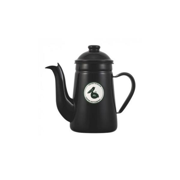 kalita(カリタ) コーヒーポット コー ヒー達人・ペリカン1L (ブラック) 52303