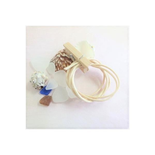 コットンコード　生成（薄ワックス）2ｍｍ　90ｃｍ　/　ネックレス　ペンダント　レジン材料　巾着袋　綿紐　ハンドメイド　手芸幅2ｍｍ　長さ0.9ｍネックレス紐や巾着紐等の手芸に！綿素材の紐　ロウビキ(蝋引きひも）軽めのワックス加工がしてあり...