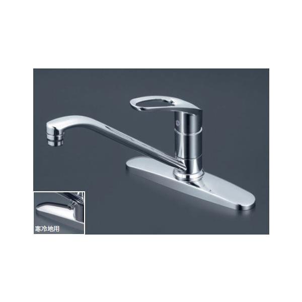 KM5091ZT 台付シングル　水栓 KVK 【KM5091ZT】 流し台用シングルレバー式混合栓 яж∀ : アール