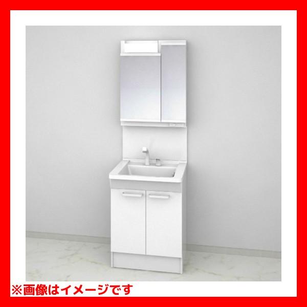 TOTO 洗面台のみ LDA606BYHS 洗面化粧台 2枚扉 未使用 ホワイト 札幌市北区屯田 北海道札幌市｜TOTO洗面台の施工事例 No.114730