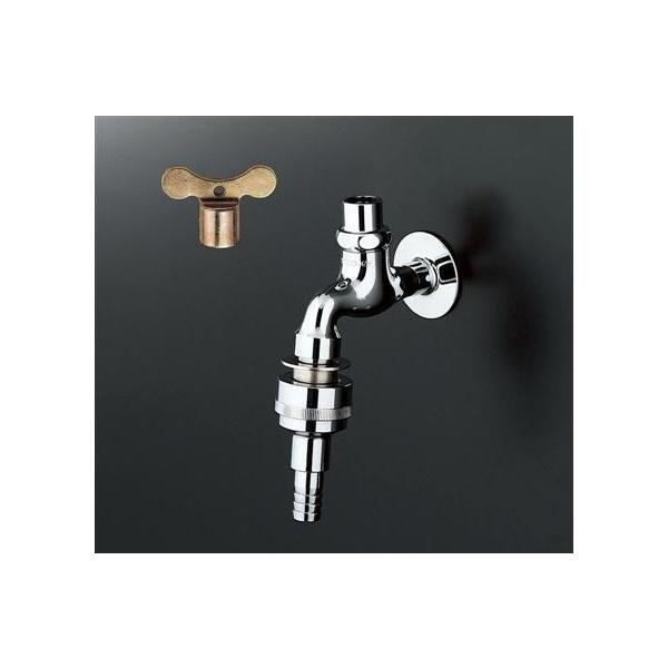 EOTOTO - 【新品(開封のみ)】 TOTO　単水栓 横水栓　T28AKUH13 TOTO 【T28AKUH13】 横水栓（ホース接続形、キー式、カップ