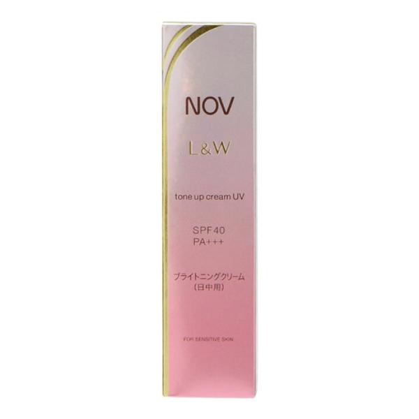”訳ありアウトレット商品”　NOV　ノブ　L＆W　トーンアップクリームUV　50ｇ　※陳列商品につき多少傷がある場合がございます。