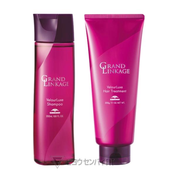 グランドリンケージ ヴェロアリュクス シャンプー 200mL ＆ トリートメント 200g set ミルボン リンケージ ヴェロア V 200セット