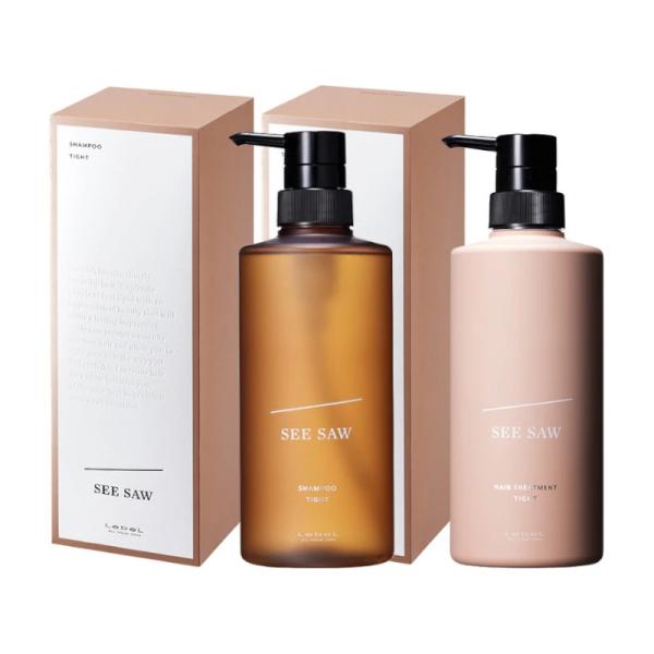 SEE SAW シャンプー ヘアトリートメント セット500ml 特典あり・選べる3種）ルベル シーソー SEE/SAW シャンプー