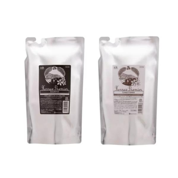 ケンラックス プルミエ シャンプー 800ml & コンディショナー 800ml  インターコスメ レフィル セット パウチ 詰め替え シャンプー　トリートメント　セット