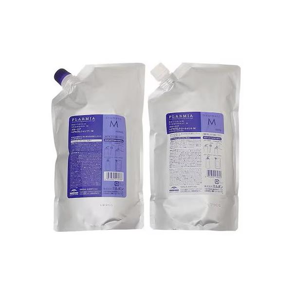 ミルボン プラーミア ヘアセラム シャンプー M 1000ml トリートメント M 1000g セット