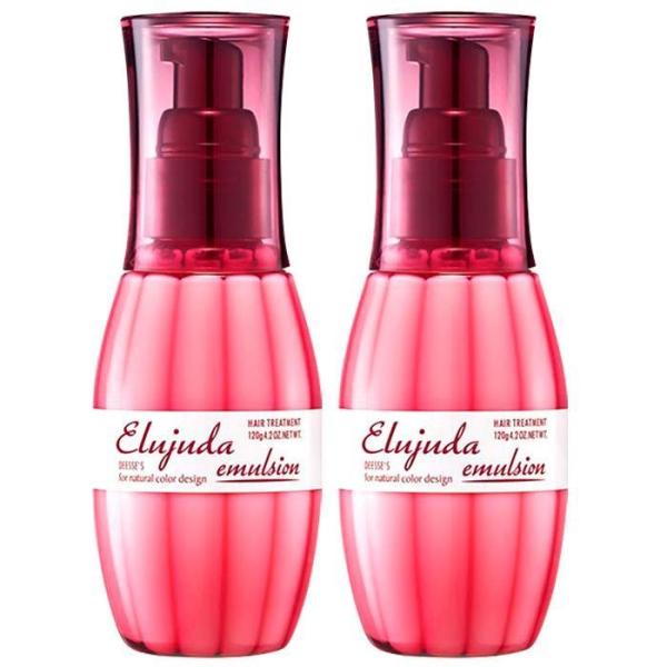 【2本セット】ミルボン エルジューダ エマルジョン 120g粘性のあるエマルジョン(クリーム)タイプ ≪細い髪用≫動かしやすい、芯から潤ったやわふわな髪質へと導きます。フレグランスのように香りが優しく変化していきます。・TOP (カシス、ア...