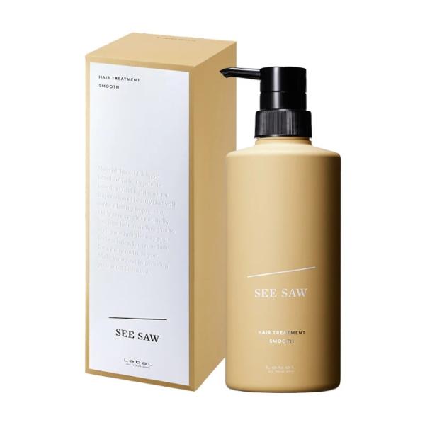 SEE/SAW シーソー ヘアトリートメントS 500mL スムース ボトル ルベル サロン専売