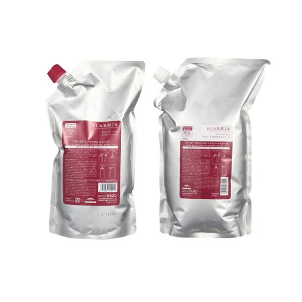 ミルボン プラーミア エンリッチド シャンプー 1000ml トリートメントM 1000g セット