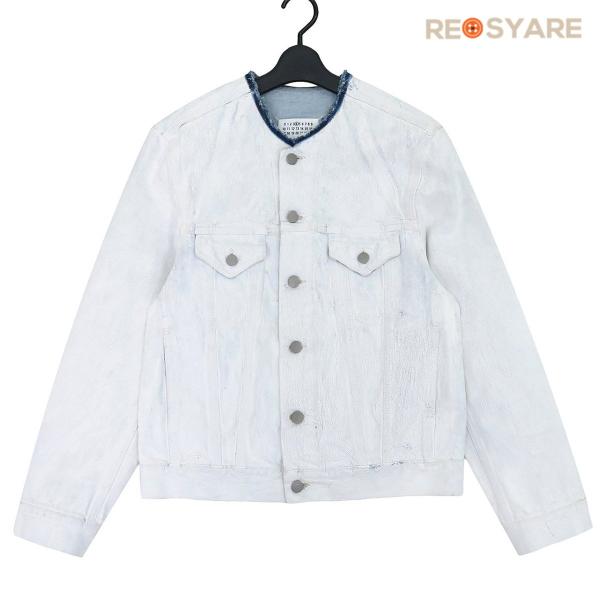 MaisonMargielaレディースシャツドレープスリーブ38 white