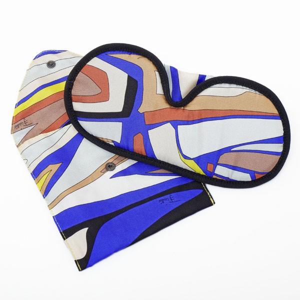 エミリオプッチ Emilio Pucci アウトレット アイマスク ブルー