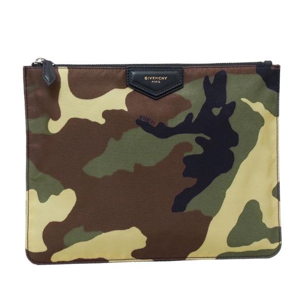 ジバンシー Givenchy カモフラージュ 迷彩 クラッチバッグ ポーチ カーキ メンズ Bk 960 ブランドジュエリー京都 通販 Yahoo ショッピング