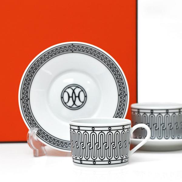 HERMES（エルメス） 訳有 箱つぶれ 2客セット アッシュデコ H DECO