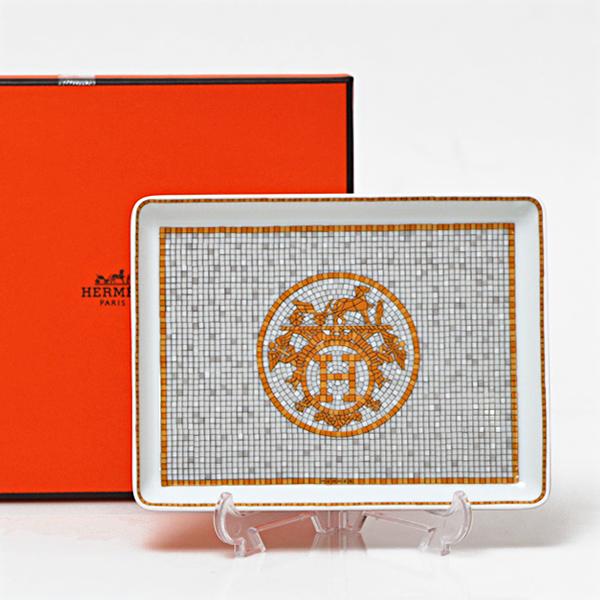 HERMES（エルメス） モザイクヴァンキャトル 026089 ORO 横型 プレート
