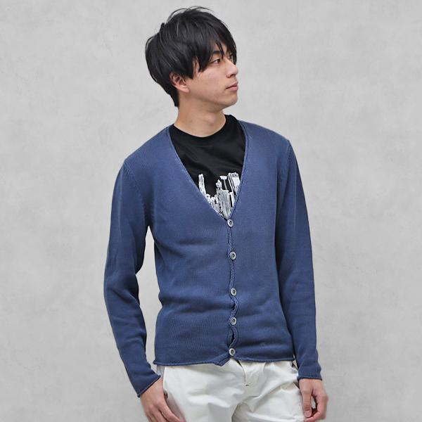 ウールアンドコー Wool Co コットン 長袖 カーディガン ニット 無地 ブルー系 メンズ Wo6166 0022 Ss2212 ブランドジュエリー京都 通販 Yahoo ショッピング