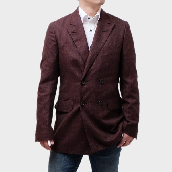 ダンヒル Dunhill 2釦 ウール コットン ダブル ジャケット バーガンディ メンズ Zbf02ym86 ブランドジュエリー京都 通販 Yahoo ショッピング