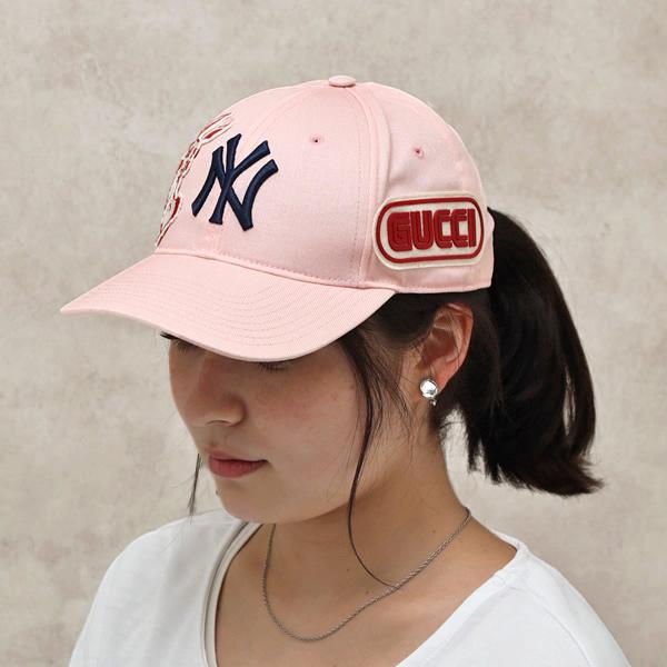 サイズXS〜L(55〜59cm) グッチ GUCCI メジャー NYヤンキース コラボ