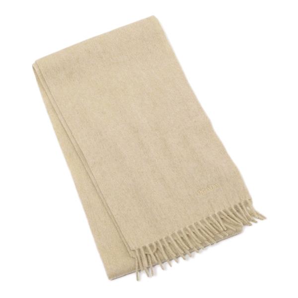 プラダ Prada ウール カシミア ロゴ刺繍 無地 マフラー ベージュ メンズ レディース Usc1 163 F0627 Albino ブランドジュエリー京都 通販 Yahoo ショッピング