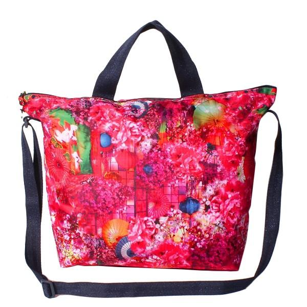 レスポートサック Lesportsac M Mika Ninagawa コラボ Deluxe Easy Carry Tote トートバッグ ミカアンブレラズ レディース 4360 L004 ブランドジュエリー京都 通販 Yahoo ショッピング