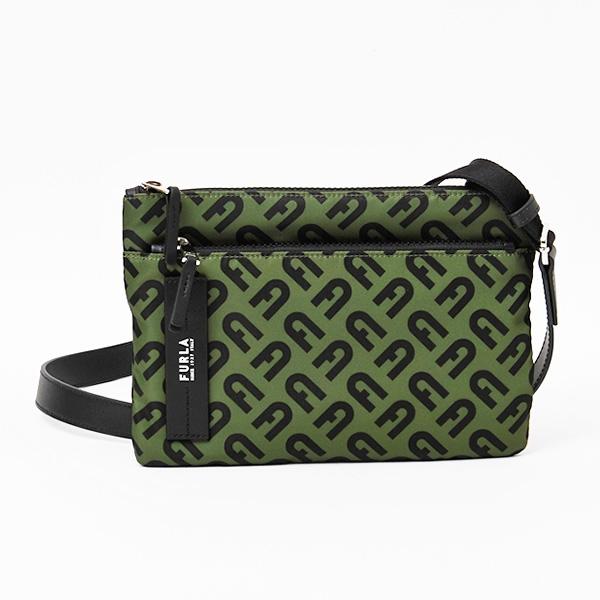 フルラ FURLA MAN TECHNICAL CROSSBODY POUCH ナイロン×レザー