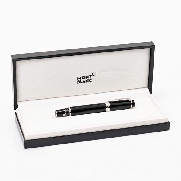 訳有 モンブラン MONTBLANC ボエム ノワール 万年筆 ブラック×シルバー