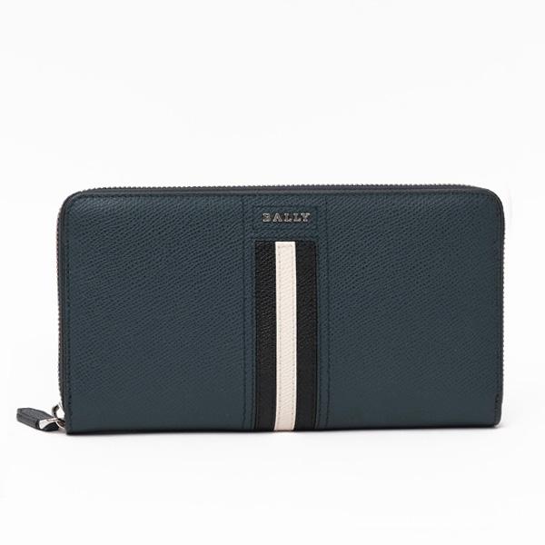 BALLY ラウンドファスナー ネイビー バリー BALLY 長財布ラウンドファスナーネイビー NEW BLUE