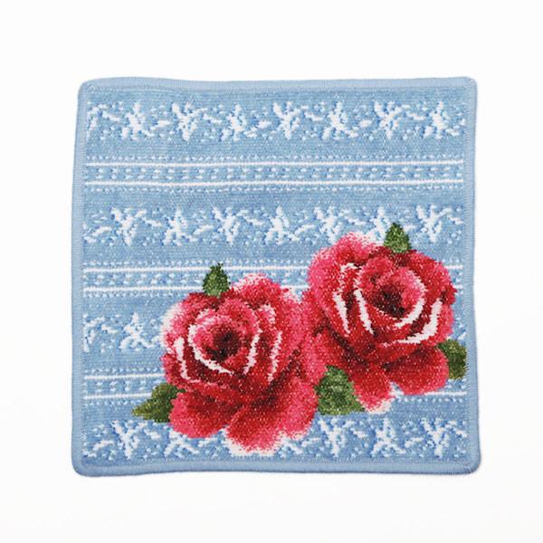 feiler（フェイラー） ハンドタオル 25×25cm DIRNDLROSE LIGHT BLUE