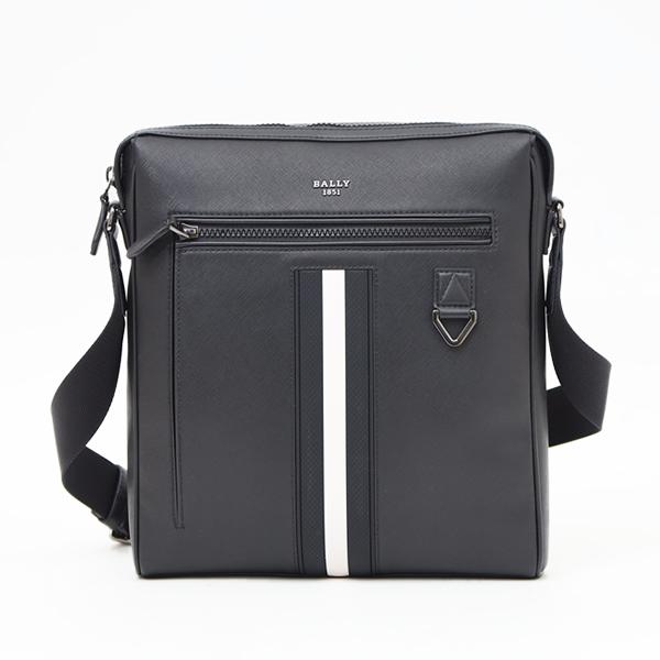 バリー BALLY メコイ レザー ショルダーバッグ クロスボディバッグ ブラック [メンズ] MECOY F000 BLACK 6238763 ギフト