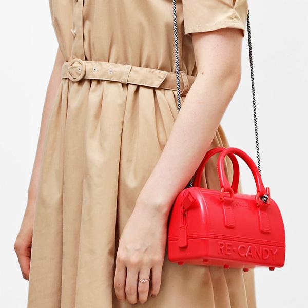 フルラ FURLA CANDY MINI キャンディ Re-Candy 2WAY ミニ ボストンバッグ ハンドバッグ レッド系 [レディース]  WE00347 BX0781 1055_1265S