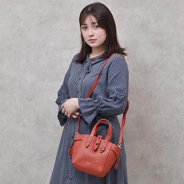 FURLA フルラ NET MINI TOTE レザー ネット ミニ 2WAY トート FURLA フルラ NET MINI TOTE レザー ネット ミニ 2WAY トート