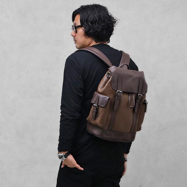 コーチ COACH アウトレット ハドソン 本革 レザー A4対応 リュック