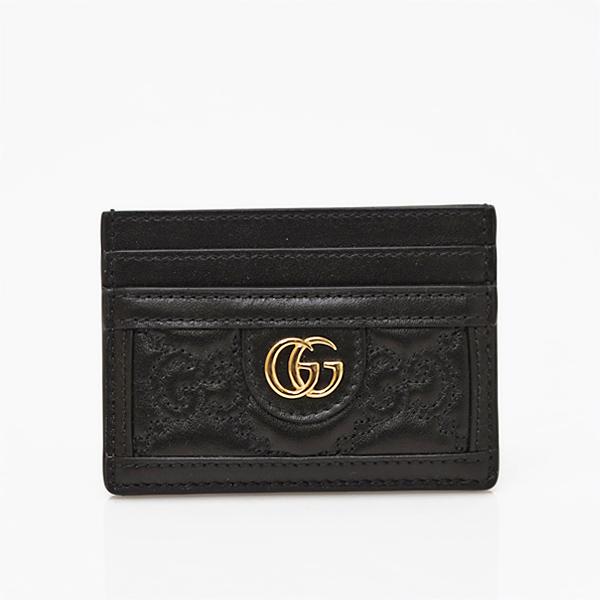 グッチ カードケース レディース GUCCI GGマトラッセ 723790 UM8IG 1000 ブラック GUCCI グッチ GG Card Case カードケース 黒 GUCCI グッチ GG
