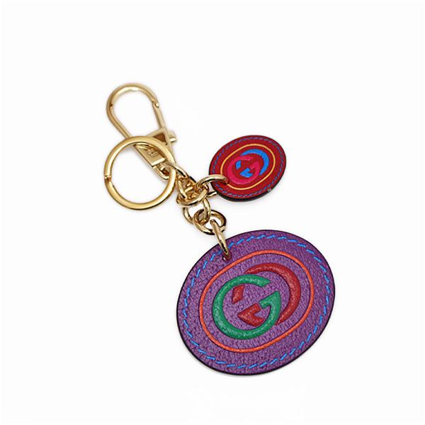GUCCI グッチ インターロッキングG プリント レザー キーリング GUCCI グッチ インターロッキングG プリント レザー キーリング