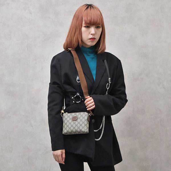 本物　GUCCI グッチ　3way カバン　ショルダー　クラッチ　紺　ネイビー GUCCI（グッチ） インターロッキングG 3WAY ショルダーバッグ クラッチ